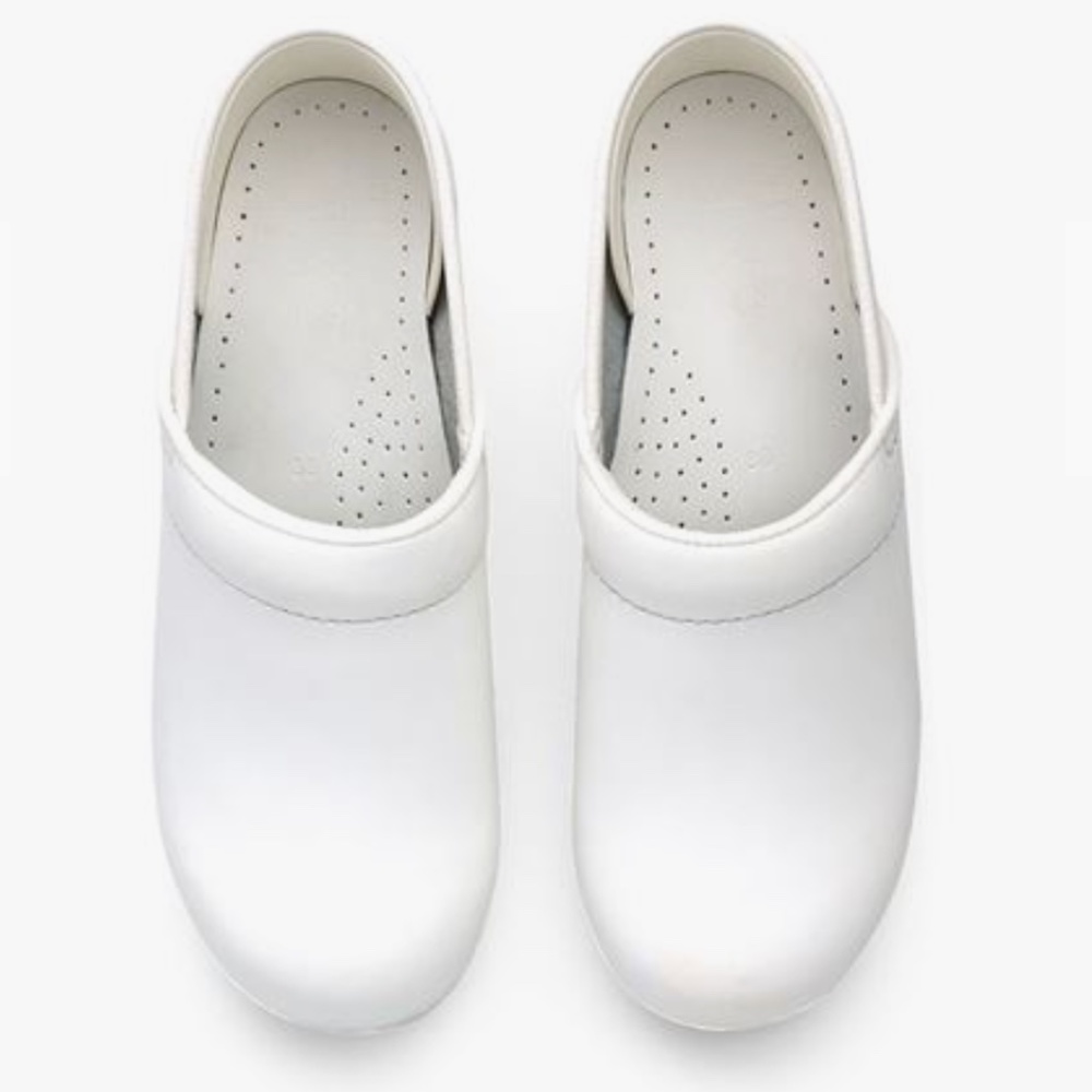 White Dansko Professional Clogs